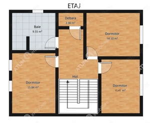 Casa cu 4 camere decomandate si gradina in zona Bavaria in Sibiu - imagine 10