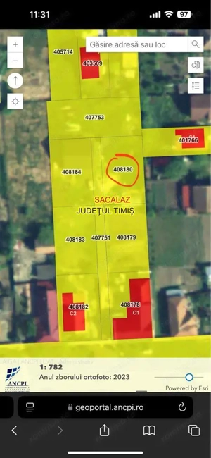 COMISION 0 | Teren intravilan | 505 mp | Zona Sacalaz