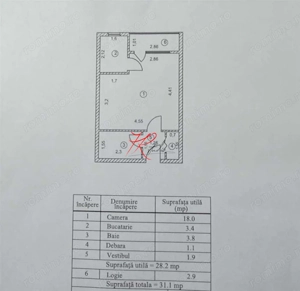 Vanzare Garsoniera decomandata sector 3