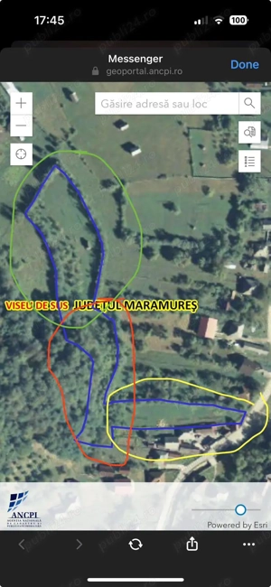 Vand teren Viseu de Mijloc 80 ari, 80.000 