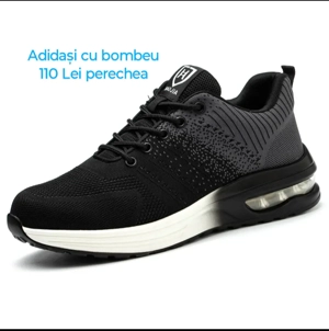 adidași cu bombeu metalic și talpă antiderapantă . Disponibil toate mărimile!