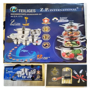 Set vase gătit original Elvetia + set tacamuri Italia - editii limitate ! Promotie !