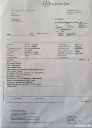 Vand Mercedes GLC  D 4 Matic avariat - imagine 3