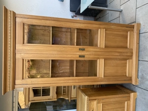 Vitrină din lemn integral masiv