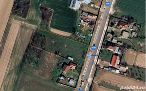 Vand teren intravilan Locatie: la 15 min de Pitesti cu acces dinspre A1