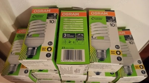 Vând 18 becuri noi, nefolosite, OSRAM DULUX TWIST, 23W, 1600 lm, Warm White, 2700K - imagine 2