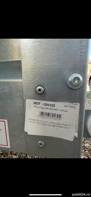 remorca neptun 750 kg din 2025 - imagine 4