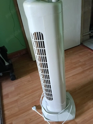 Aeroterma ventilator turn oscilant rotativ aer rece cald TechnoLUX  - imagine 2