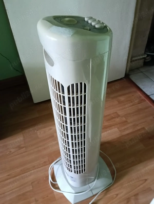 Aeroterma ventilator turn oscilant rotativ aer rece cald TechnoLUX  - imagine 3