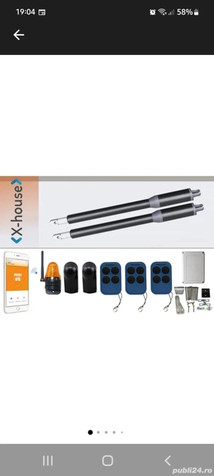 Sistem deschidere poarta WI FI telecomanda max 300kg