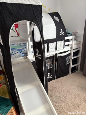 Pat pirati, cu topogan, copii