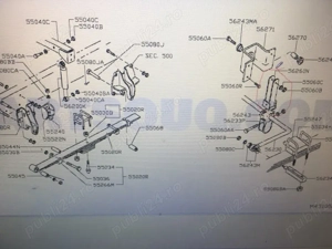 Nissan Cabstar Suport bara stabilizatoare spate - imagine 3