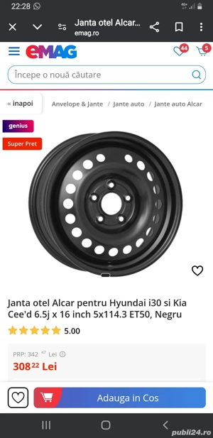 Jenti Tabla R16 Kia Ceed/Hyundai I30