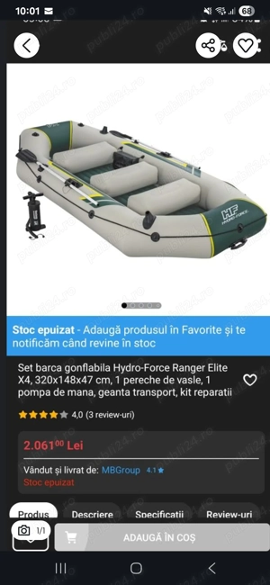 Vand barca gonflabila 