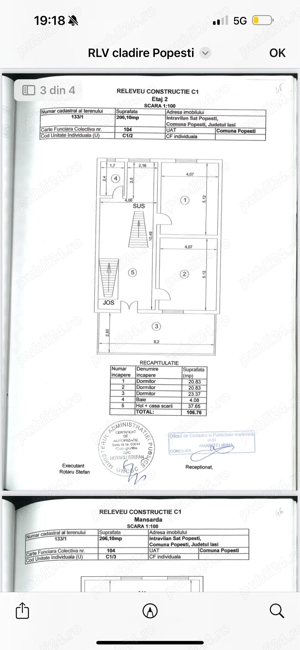 Vila de vânzare Popești Jud Iași 