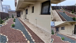 Apartament 3 camere, curte proprie, mobilat și utilat. Foișor, loc de parcare. Termen lung.