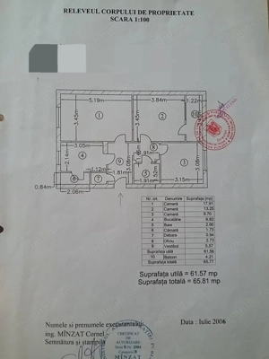 Vanzare-3 camere-1 din 4-decomandat-Dr Taberei-V Ialomitei-liber- bl 75-termopan-114500E - imagine 9