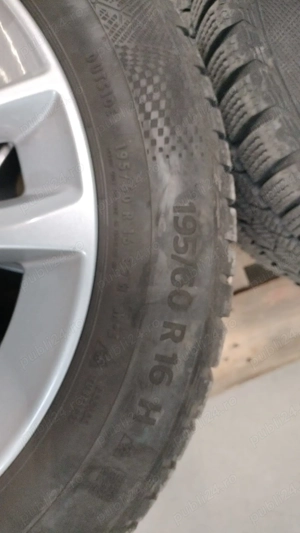 Roti complete de iarna BMW 16 inch cu sensor de presiune - imagine 5