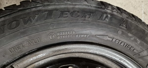 Anvelope iarna cu jante de otel 175/65 R14 Compatibil cu Renault Clio Symbol 