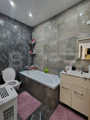 Apartament mobilat/utilat - 3 camere, 70 mp, 2 bai, balcon, Zona Auchan Iris - imagine 6