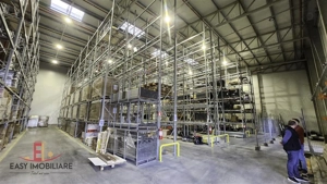 Hala depozitare, centru logistic, 1.500 paleti, sistem de rafturi, inaltime 13 m, acces rapid la aut