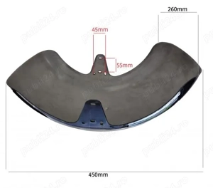 Aripă Față Scuter Electric City Coco   Apărătoare Roată Față, Compatibilă Modele Harley   E-Chopper,