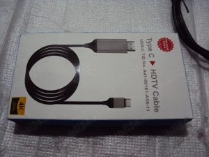 Cablu adaptor Type-C la HDMI 4K, Audio Video HDMI - imagine 3