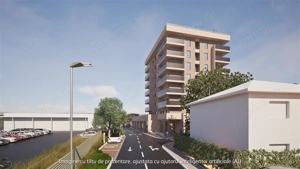 Teren de vanzare cu autorizatie de constructie si proiect P+8 - imagine 2