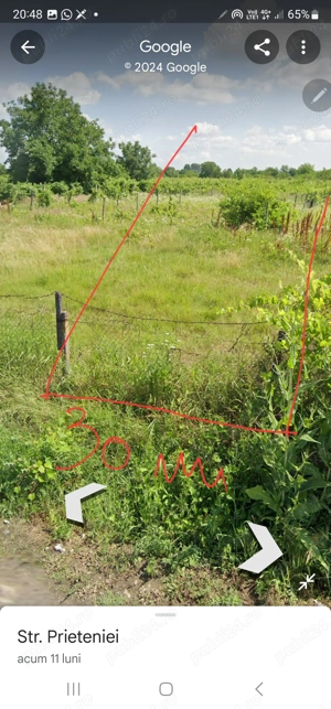 Vând 1700 mp teren intravilan în satul Ogrăzile  - imagine 4