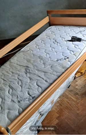 Pat medical electric+saltea+saltea antiescare+scaun wc+cadru cu roti