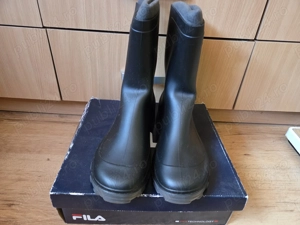 Cizme de ploaie călduroase și îmblănite, Negru, Copii Dama - imagine 2