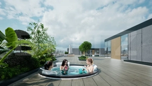 Studio 49 mp in Ansamblul Skylight, parcare gratuita - imagine 18