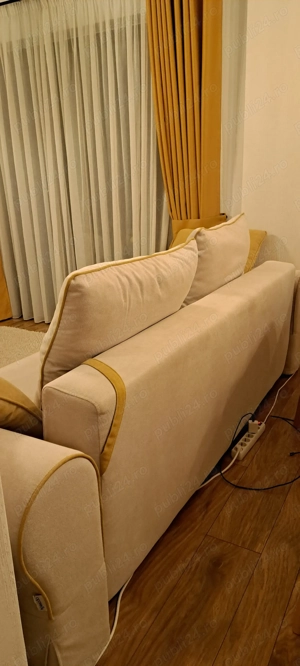 Vand Sofa extensibila cu lada depozitare, marca Kalenda - imagine 4