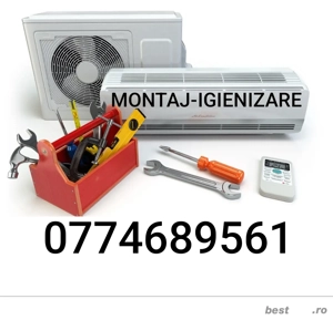 Montaj,igienizare aere condiționate