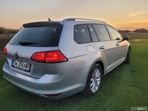 Volkswagen Golf 7, model Lounge, an 2016, 1598 cmc diesel, 110CP, Argintiu - imagine 3