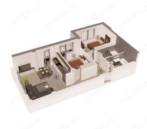 3 camere Poligon Tauțiului 