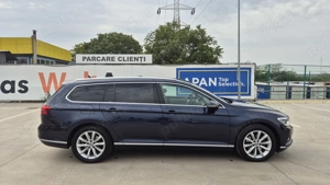 VW Passat B8 Variant, 2.0 TDI 150 CP, echipare Highline, DSG albastru - imagine 5
