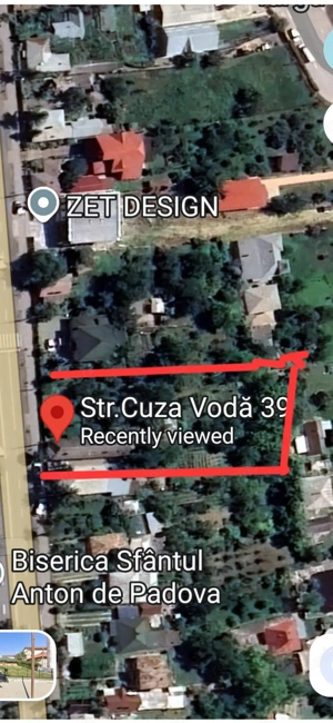 Vanzare teren oras Targu Frumos, central