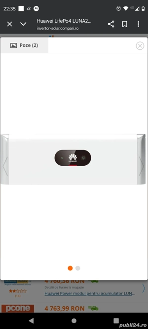 Modul Gestionare baterie BMS Huawei Luna