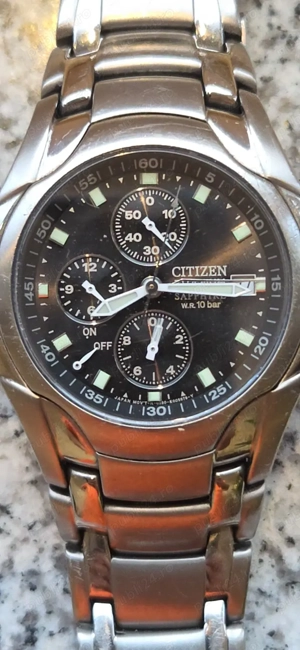 Ceas de mana barbati Citizen AN2250-54E Super Titanium Black 40 mm 