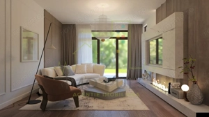 1/2 Duplex spatios, 4 camere-3 bai, Finisaje PREMIUM - imagine 6