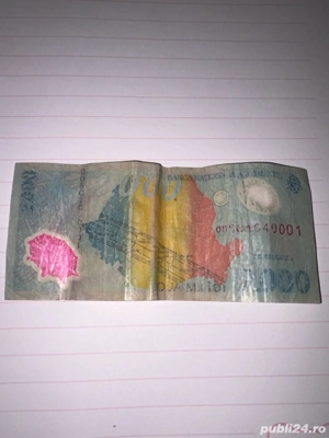Vand Bacnota 2000 lei
