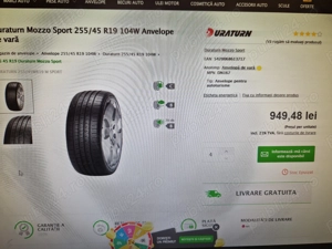 Vand 2 anvelope 255/45/19 duraturn mozzo sport dot 21/2019 M+S