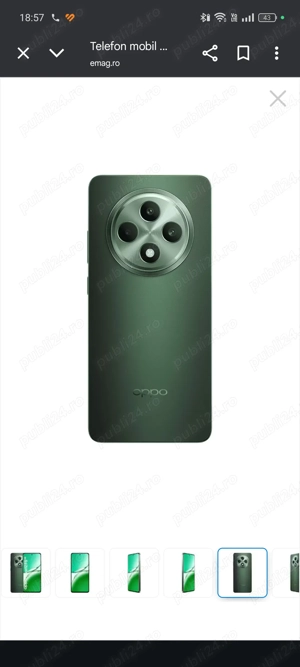 Telefon mobil Oppo Reno12 FS, 12GB RAM, 512GB, 5G, Olive Green - imagine 2