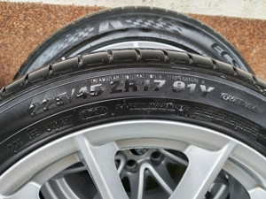 Vând set 4 roti vara BMW, Skoda, VW, Seat, J7, 5x112, 225/45/R17 ET27 - imagine 3