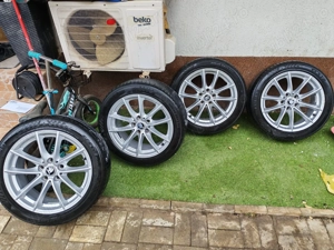 Vând set 4 roti vara BMW, Skoda, VW, Seat, J7, 5x112, 225/45/R17 ET27 - imagine 6