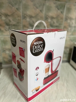 Espressor cu capsule Krups Infinissima 1,2l, roșu - imagine 3