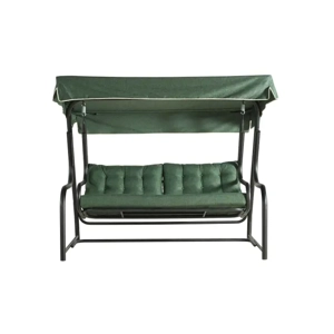 Balansoar gradina, 3 persoane, Royal, structura metal, verde, 200 x 120 x 165 cm