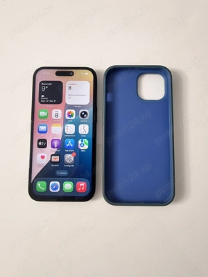 iPhone 15 Graphite 128 GB, liber, bateria 90%