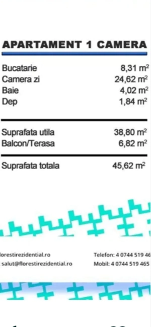 Ap.1 camera floresti FĂRĂ AGENŢIE! Comision 0. - imagine 7